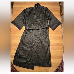 Vintage Christian Dior Monsieur Kimono Robe Satin Paisley One Size
